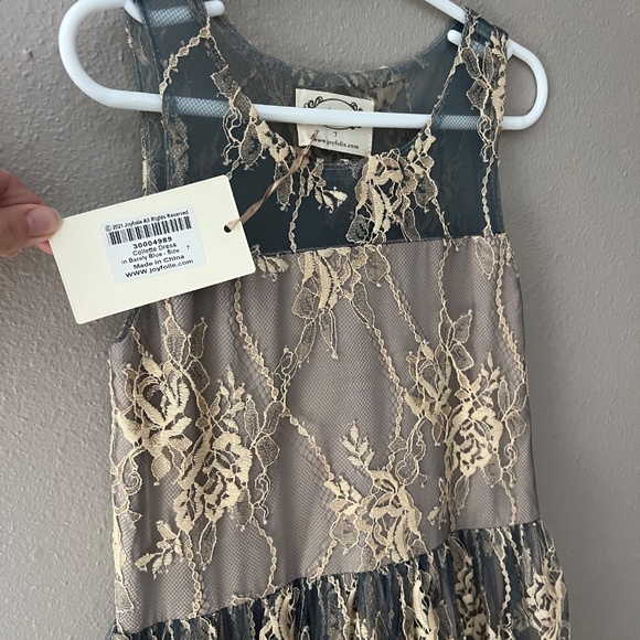 NWT Joyfolie Collette Dress in Barely Blue Sz 7 - Picture 7 of 12